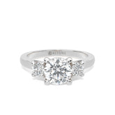 Three Stone Engagement Ring by Allure